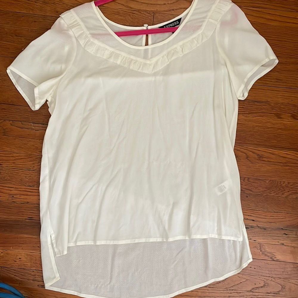 Sheer blouse size medium